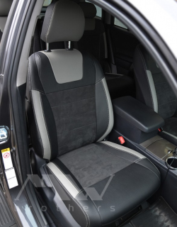 Seat Covers For Toyota Highlander II (2008-2013), Leather Style