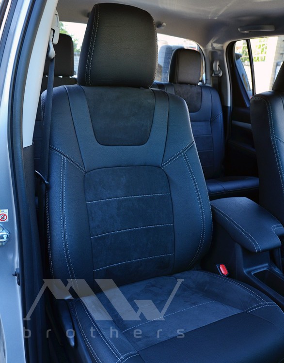 Seat Covers For Toyota Hilux 8 (2015-Present), Leather Style