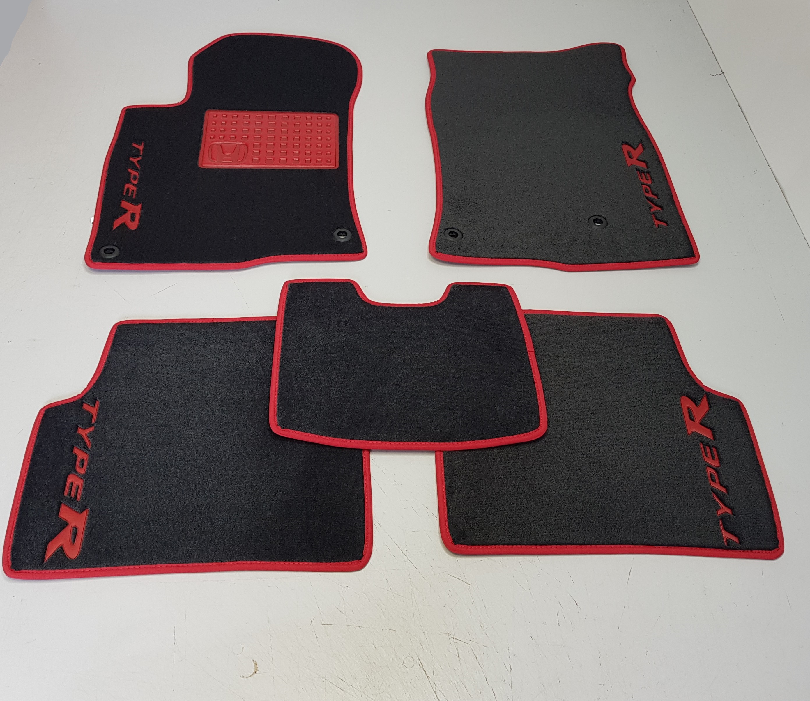 Tappetini in moquette (Velluto) per Honda Civic X (2016-2021) TypeR