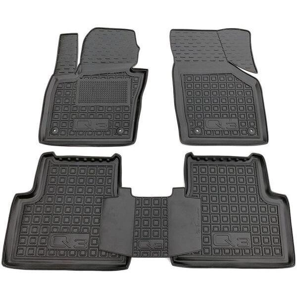 Set tappetini di gomma su misura per Audi Q3  (2011-2018)