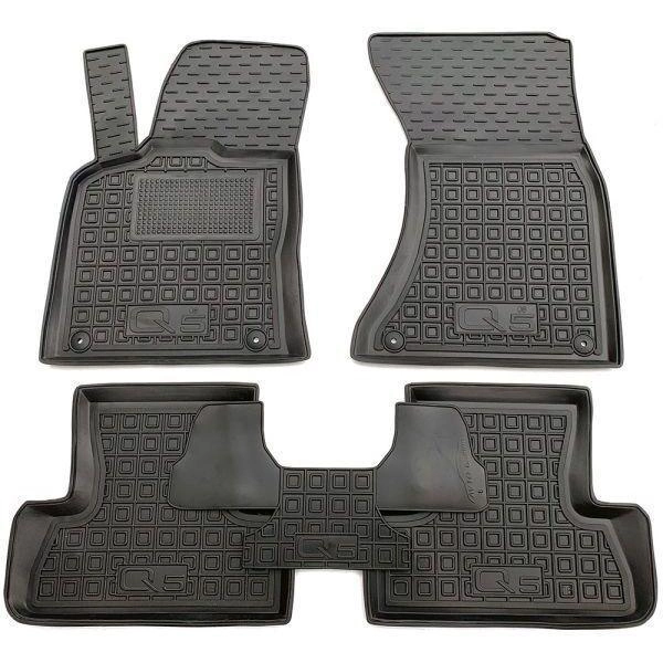 Set tappetini di  gomma su misura per Audi Q5 I (2008-2017)