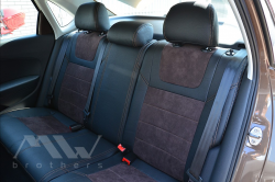 Coprisedili su misura per Volkswagen Polo 5 (2009-2017), Leather style
