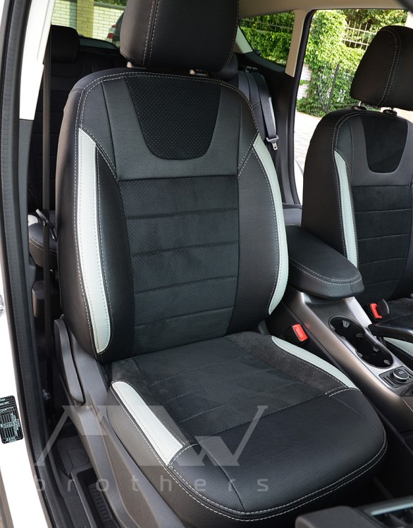 Coprisedili su misura per Ford Kuga II (2013-2019), Leather style