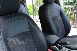 Coprisedili su misura per Nissan Qashqai I (2007-2013), Leather style