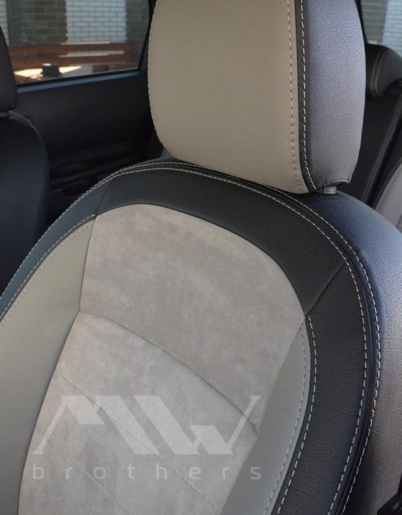 Coprisedili su misura per Nissan Qashqai J10 (+2) (2008-2014), Leather Style