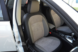 Coprisedili su misura per Nissan Qashqai J10 (+2) (2008-2014), Leather Style