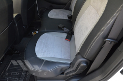 Coprisedili su misura per Nissan Qashqai J10 (+2) (2008-2014), Leather Style