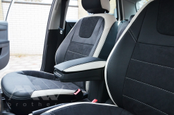 Coprisedili su misura per Skoda Fabia 3 (2015-2021), Leather style