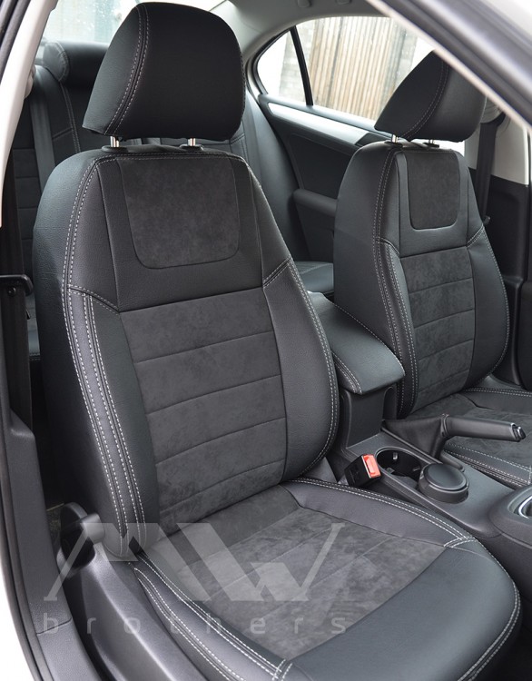 Coprisedili su misura per Volkswagen Jetta 6 (2010-2019), Leather style