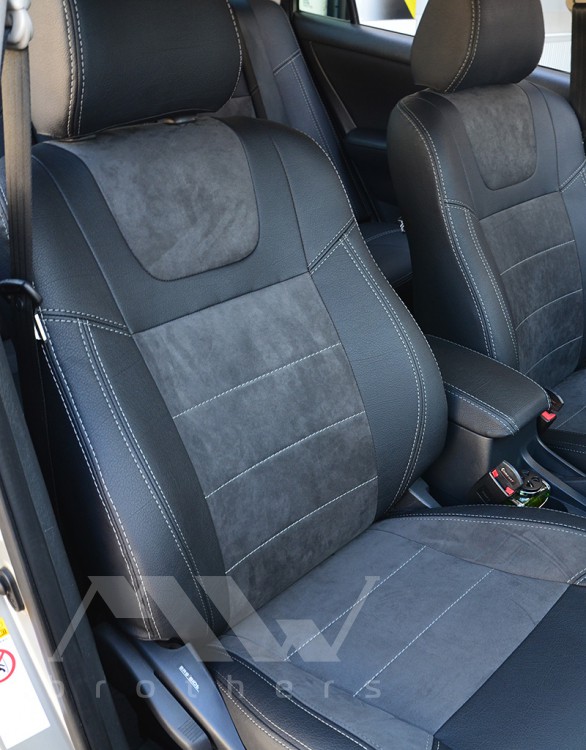 Coprisedili su misura per Toyota Corolla (E120) (2000-2006), Leather Style