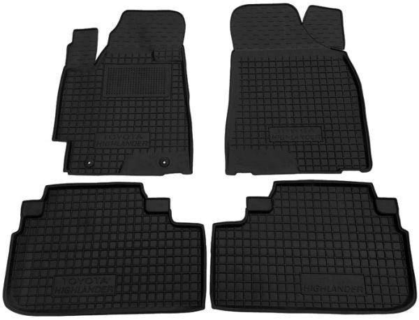 Tappetini di gomma su misura per Toyota Highlander 2 (2007-2013)