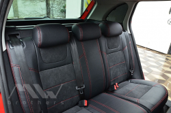 Coprisedili su misura per Skoda Fabia 1 (1999-2008), Leather style