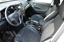 Set coprisedili su misura per Hyundai Santa Fe 3 (2012-2018), Leather style