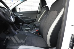 Set coprisedili su misura per Hyundai Santa Fe 3 (2012-2018), Leather style