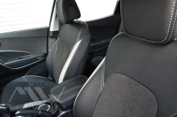 Set coprisedili su misura per Hyundai Santa Fe 3 (2012-2018), Leather style