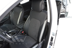 Set coprisedili su misura per Hyundai Santa Fe 3 (2012-2018), Leather style