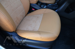 Set coprisedili su misura per Hyundai Santa Fe 3 (2012-2018), Leather style