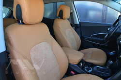 Set coprisedili su misura per Hyundai Santa Fe 3 (2012-2018), Leather style