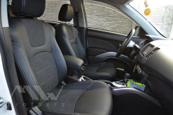 Set coprisedili Su misura per Mitsubishi Outlander XL (2006-2012), Leather Style