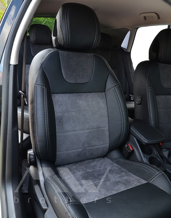 Set coprisedili Su misura per Citroen C4 2 (2010-2018), Leather style